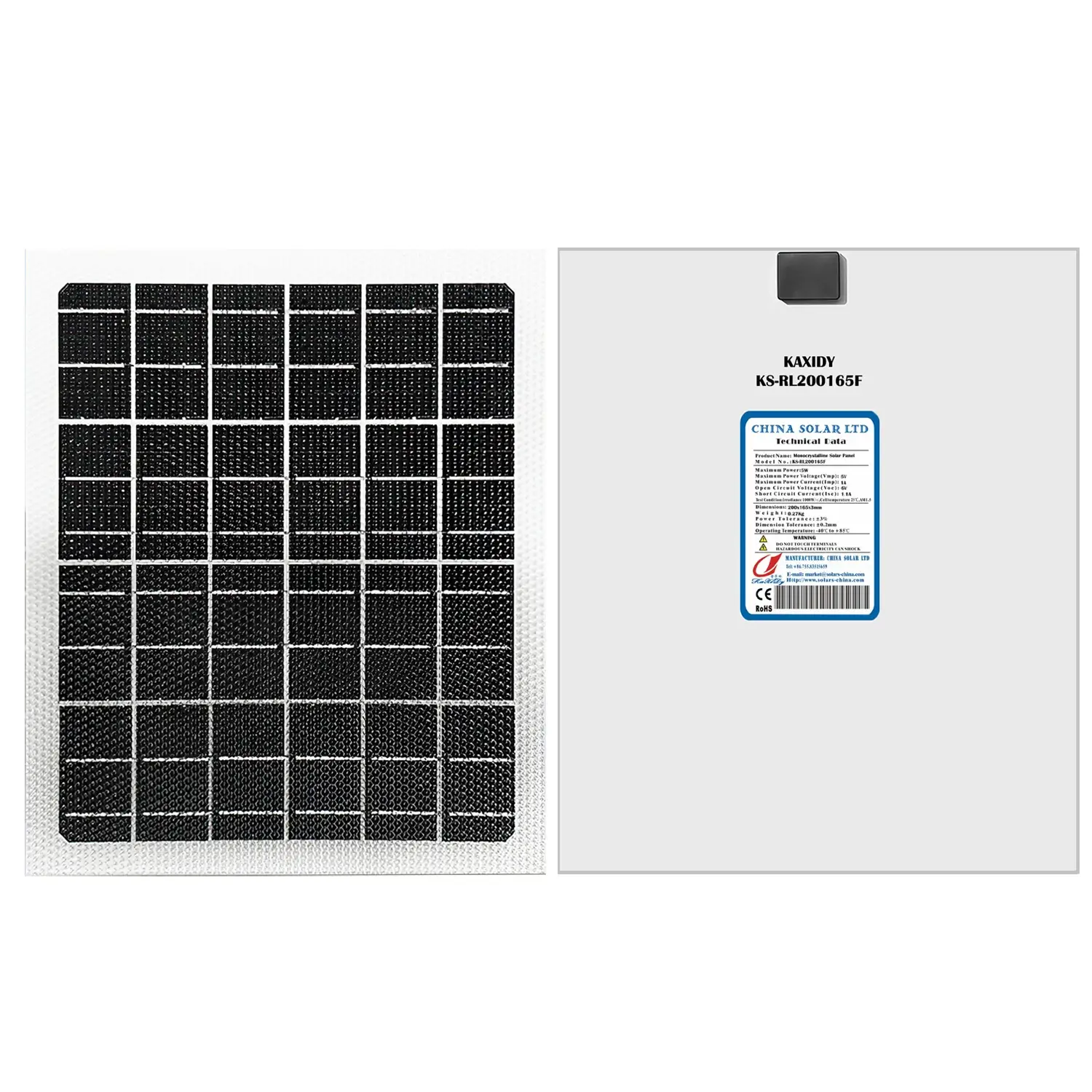 flexible modules solaires 5W