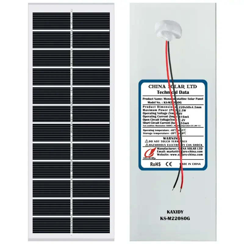 Photovoltaik Solarmodul 6V